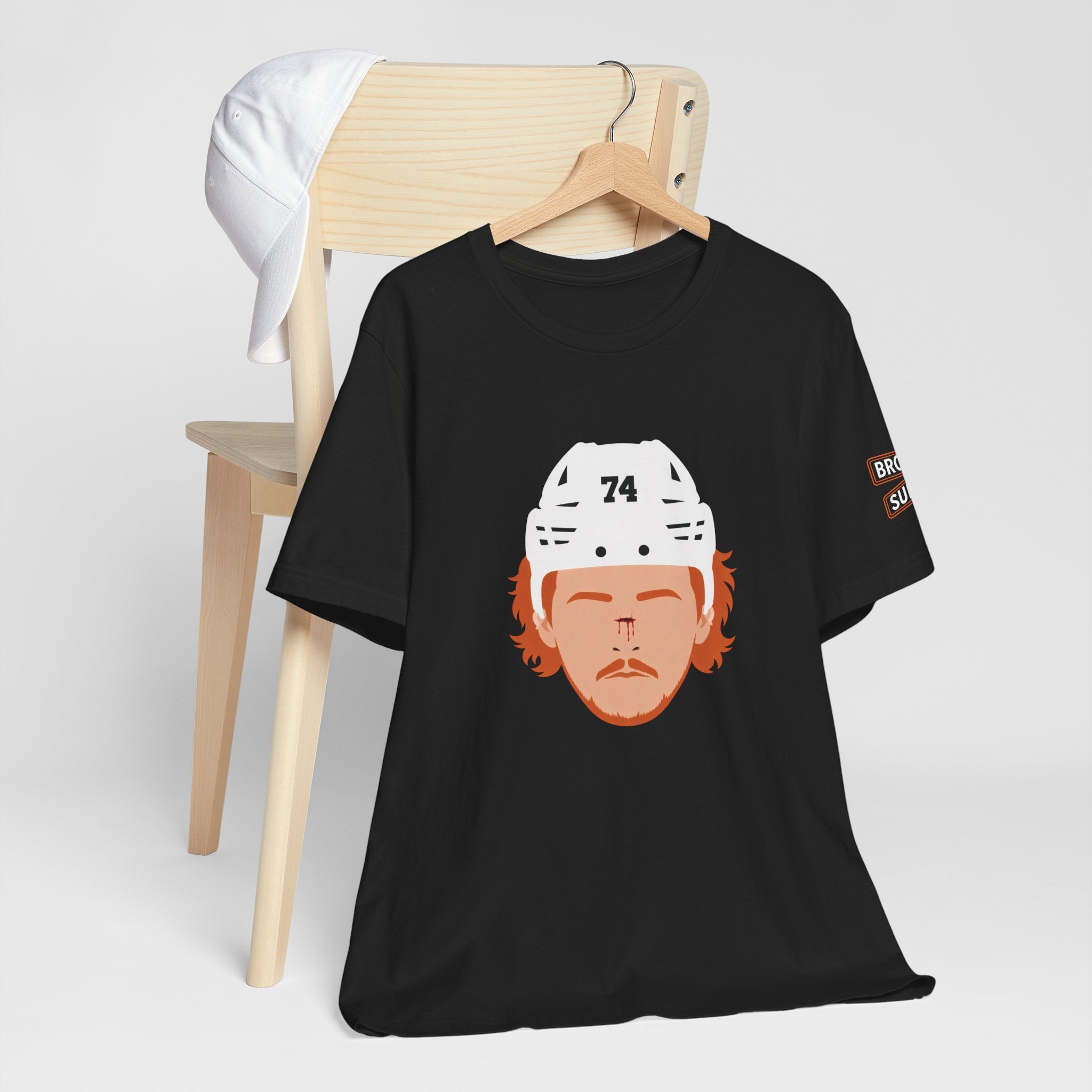 Blood On Broad Street Philly Hockey Unisex Tee