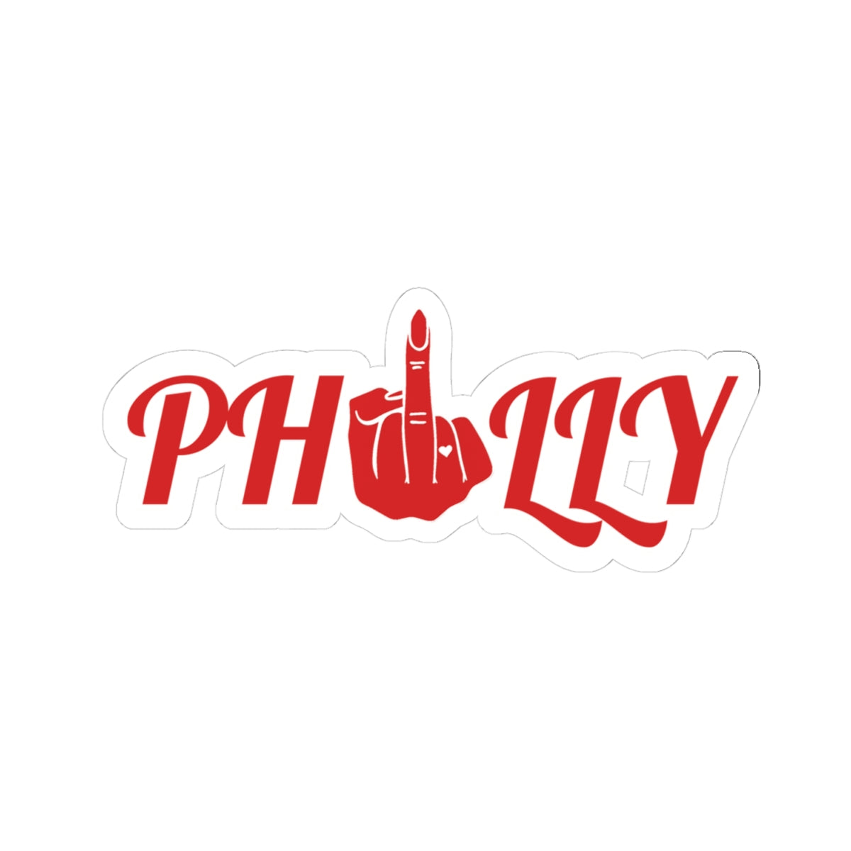Philly Kiss-Cut Sticker